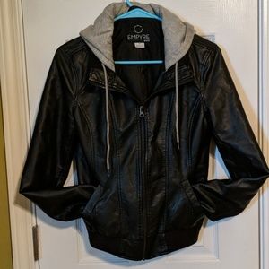 Faux Leather Jacket